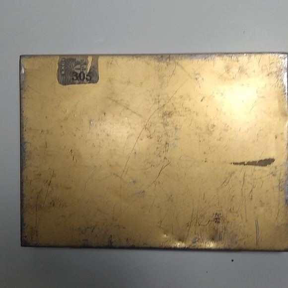 FABULOUS Vintage Players Cigarette Tin Flat 1950s Tobacco Navy Cut Cigarettes - Picture 4 of 7